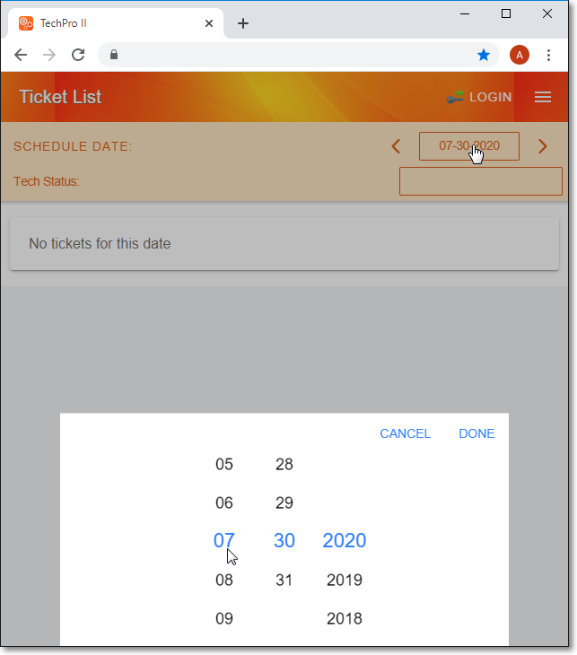 HelpFilesTechPro-II-TicketListPage-ScheduleDate