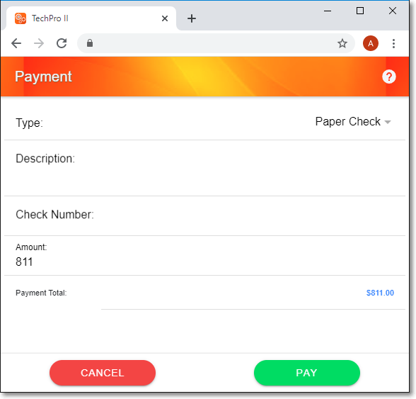 HelpFilesTechProII-ServiceTicketMenu-PaymentPage-PaymentType-PaperCheck