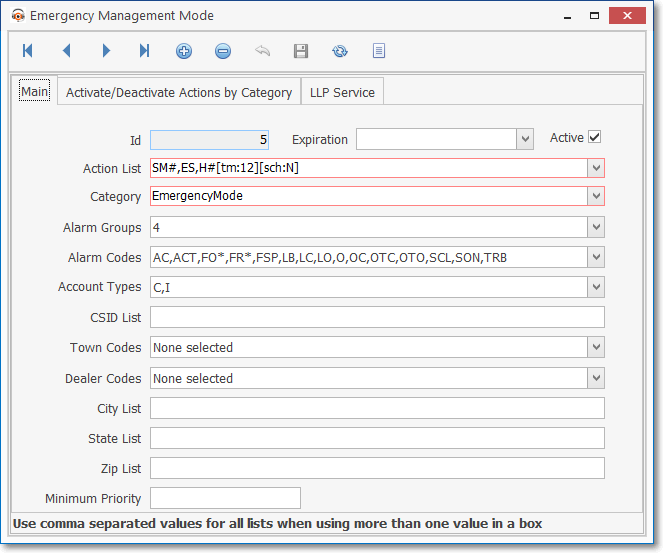 HelpFiles-EmergencyManagentMode-MainTab